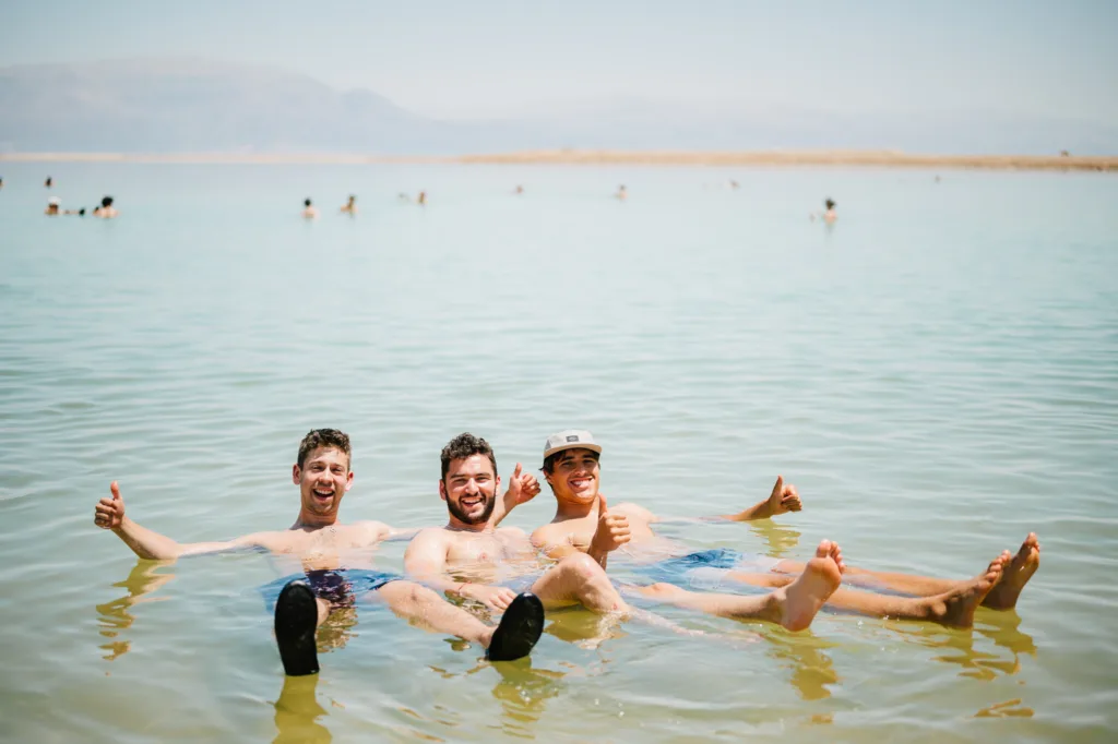 Students from the Ohio State University Hillel in Jerusalem.