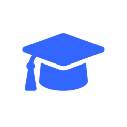 Grad cap icon